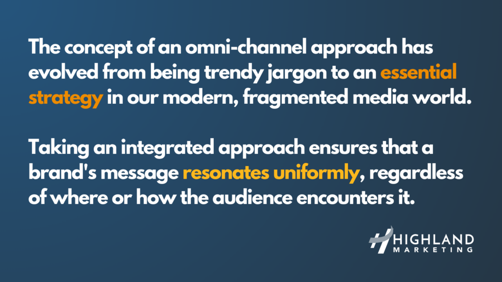 The concept of an omni-channel approach for health tech marketing has evolved from being trendy jargon to an essential strategy in our modern, fragmented media world. Taking an integrated approach ensures that a brand's message resonates uniformly, regardless of where or how the audience encounters it.