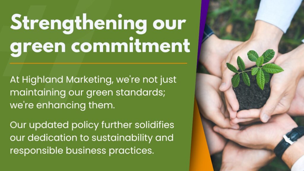 Our commitment to the environment