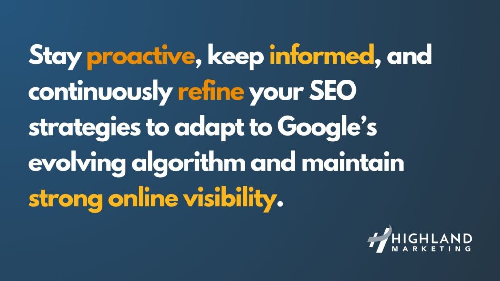 Implementing the insights gained from the Google's algorithm leak can provide a competitive edge and drive tangible results for your business.